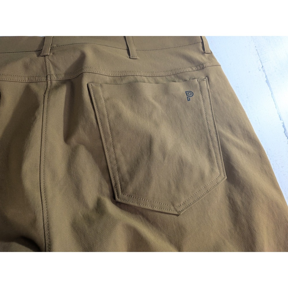 Public Rec Mens Dealmaker 5 Pocket Performance Chino Pants Brown Tan 40x33.5 - Picture 10 of 16